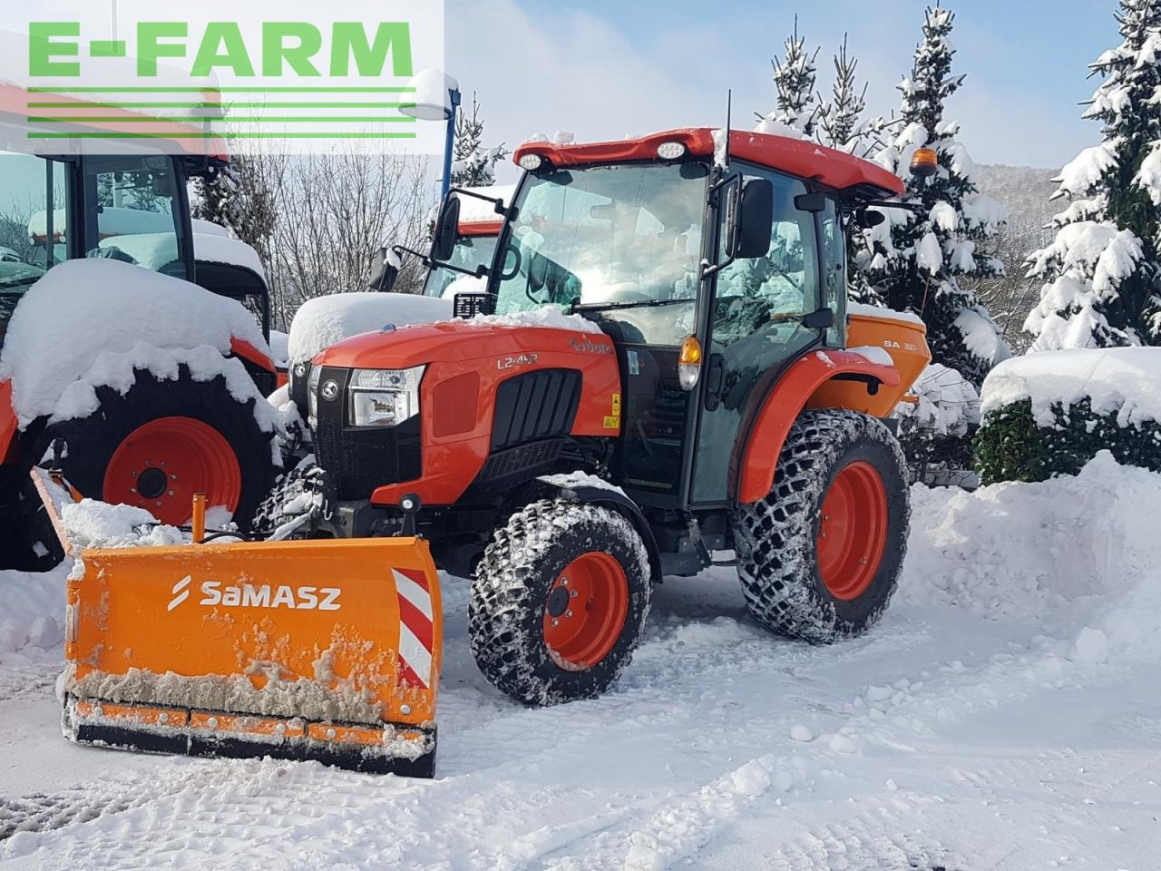 Tracteur agricole Kubota l2-452h winterdienstpaket: photos 4