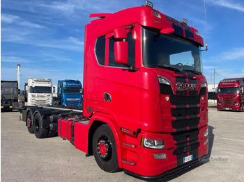 Camion porte-conteneur/ Caisse mobile SCANIA S 500