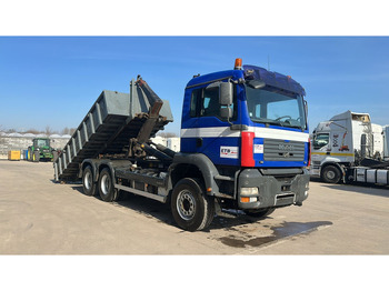 Camion ampliroll MAN TGA 26.460 (WITH CONTAINER / BELGIAN TRUCK / PERFECT / 6X4 / MANUAL GEARBOX / BOITE MANUELLE): photos 3