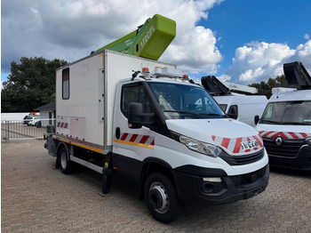 Camion avec nacelle Iveco 70C18 Hubarbeitsbühne France Elevateur 172 CPL: photos 3