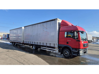 Camion à rideaux coulissants MAN TGM 15.290