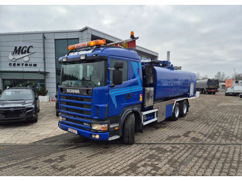 Camion hydrocureur SCANIA R124