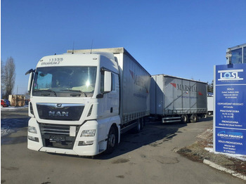 Camion à rideaux coulissants MAN TGX