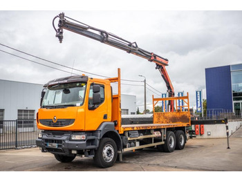 Camion plateau RENAULT Kerax 380