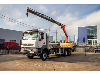 Camion plateau RENAULT Kerax 380