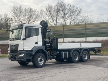 Camion plateau, Camion grue neuf MAN TGS 33.440 6x4  Kran HIAB 138-3: photos 4