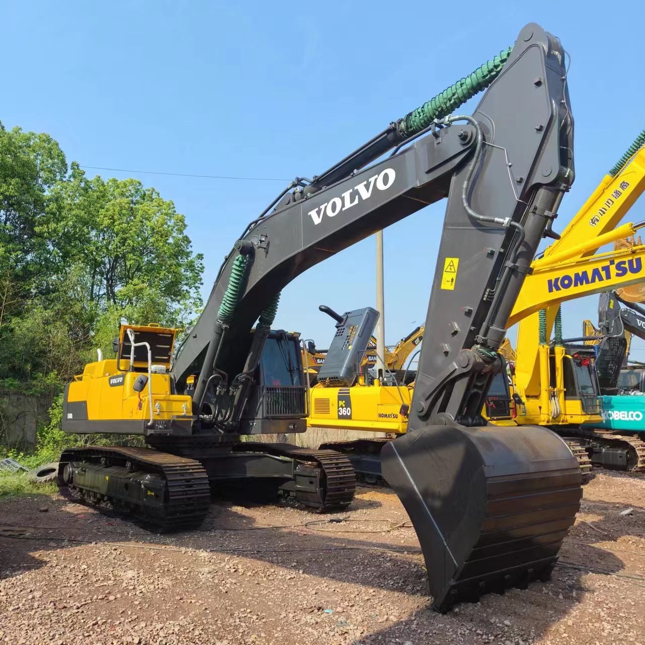 Pelle sur chenille VOLVO EC480