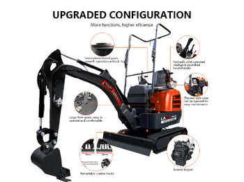 Pelle neuf LADYS LA16Pro Mini Excavator  Euro 5/Epa Kubota Engine Mini Excavator For Sale: photos 4