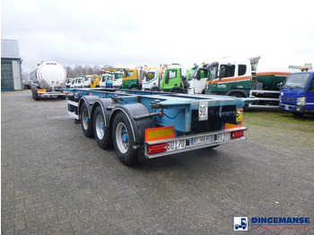 Camion porte-conteneur/ Caisse mobile Fruehauf 3-axle container chassis 20, 30 ft: photos 3