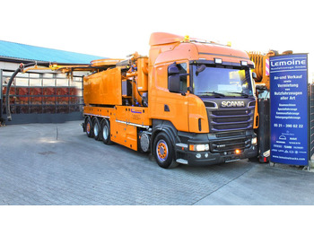 Camion hydrocureur SCANIA R 450