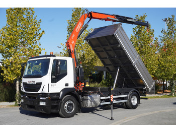 IVECO Stralis 310 E6 / NEW 3-sided tipper / Fassi F135 crane with remote control en crédit-bail IVECO Stralis 310 E6 / NEW 3-sided tipper / Fassi F135 crane with remote control: photos 1