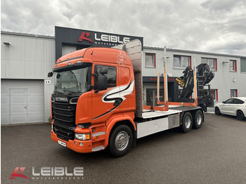 Scania R 580LB6x4HNB*Kurzholz*Kesla Kran*EXTE Rungen*  en crédit-bail Scania R 580LB6x4HNB*Kurzholz*Kesla Kran*EXTE Rungen*: photos 1