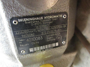 Moteur hydraulique pour Engins de chantier Brueninghaus Hydromatik A6VM107HA1T/60W0320-NZB370A-SK -: photos 5