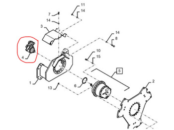 Moteur hydraulique CASE