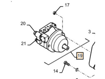 Moteur hydraulique CASE