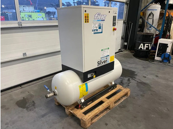 Compresseur d'air Fiac New Silver 10 / 270 Silent 7.5 kW 860 L / min 10 bar Elektrische Schroefcompressor met ketel: photos 2