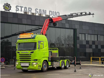 Camion grue SCANIA R 520