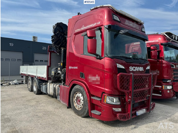 Camion plateau SCANIA R 500