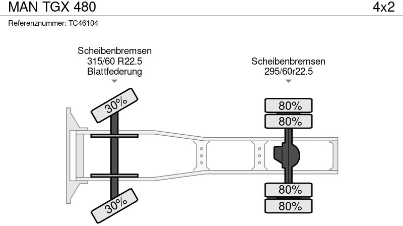 MAN TGX 480 en crédit-bail MAN TGX 480: photos 15