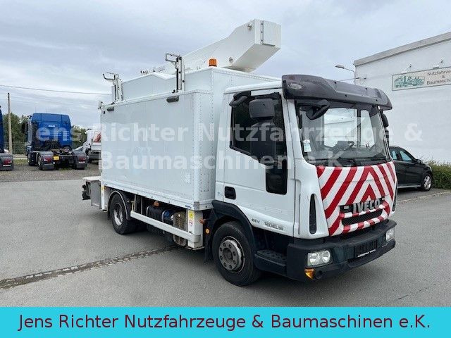 Camion avec nacelle Iveco ML 120EL18 Hubarbeitsbühne isoliert 15 Meter: photos 13