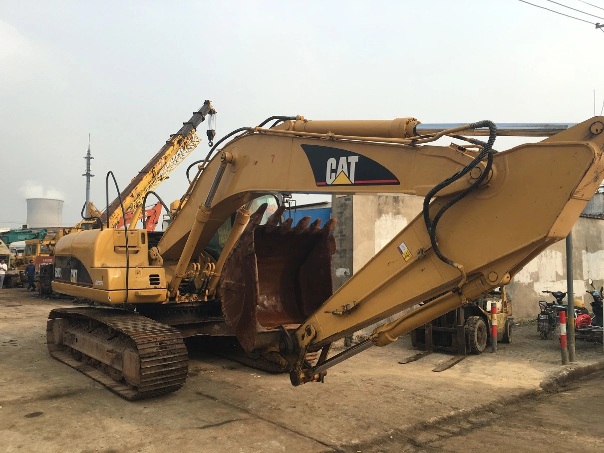 Pelle sur chenille 20t Used Caterpillar 320c Crawler Excavator Cat 320cl with 3066 Engine: photos 14