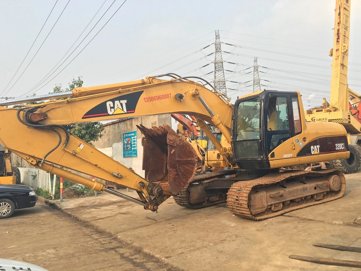 Pelle sur chenille 20t Used Caterpillar 320c Crawler Excavator Cat 320cl with 3066 Engine: photos 10