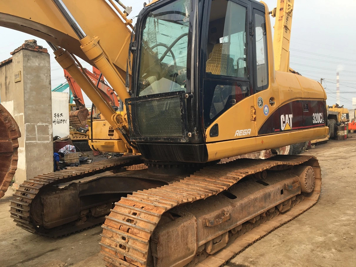 Pelle sur chenille 20t Used Caterpillar 320c Crawler Excavator Cat 320cl with 3066 Engine: photos 9