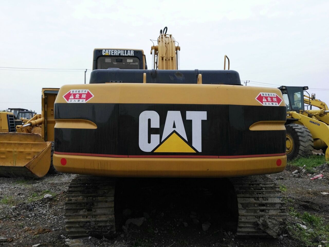 Pelle sur chenille Caterpillar Cat 320B: photos 7