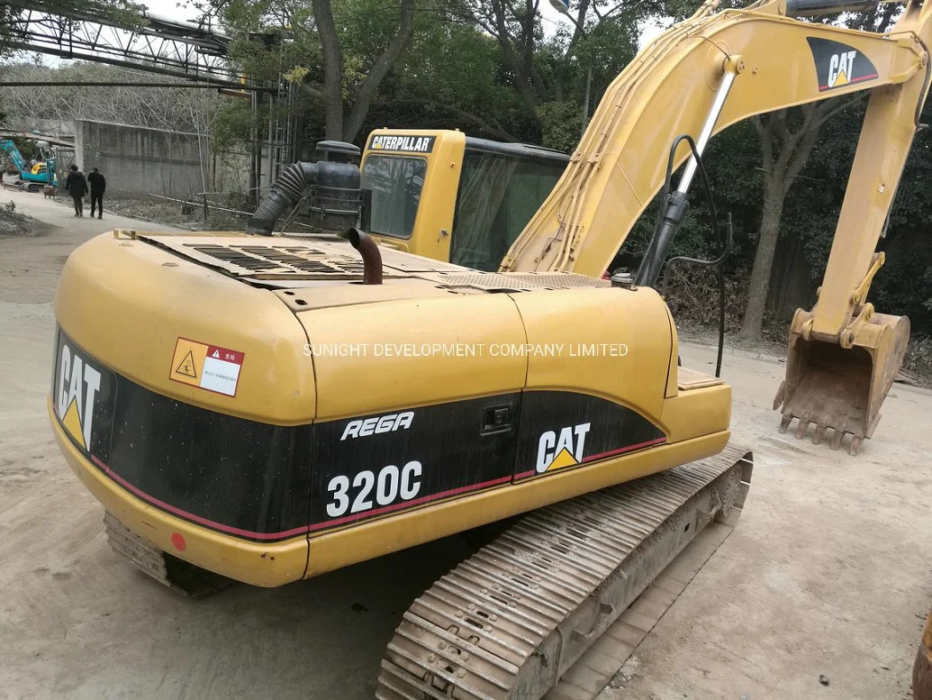 Pelle sur chenille Japan Imported 20t Used Caterpillar 320cl Excavator, Cat 320c Crawler Excavator with Original Cat 3306 Engine for Sale: photos 9