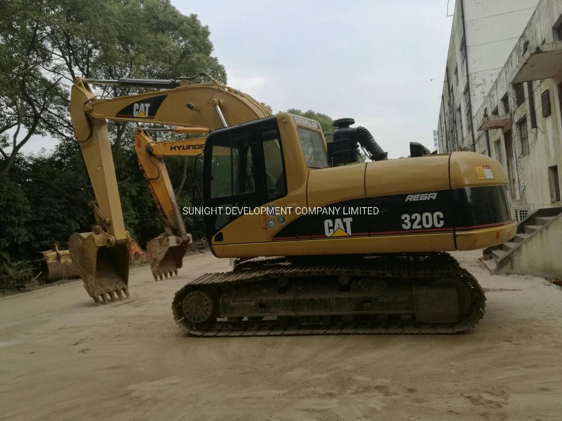 Pelle sur chenille Japan Imported 20t Used Caterpillar 320cl Excavator, Cat 320c Crawler Excavator with Original Cat 3306 Engine for Sale: photos 14