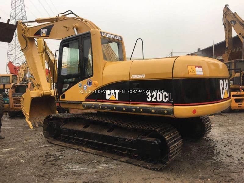 Pelle sur chenille Japan Origin 20t Used Caterpillar 320cl Excavator, Cat 320c 320cl 320d Excavator with Original Cat 3306 Engine for Sale: photos 9