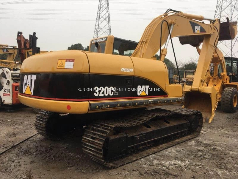 Pelle sur chenille Japan Origin 20t Used Caterpillar 320cl Excavator, Cat 320c 320cl 320d Excavator with Original Cat 3306 Engine for Sale: photos 13