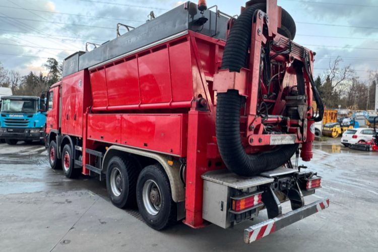 Camion hydrocureur Mercedes-Benz Actros 4144 8x4 RSP Saugbagger: photos 7