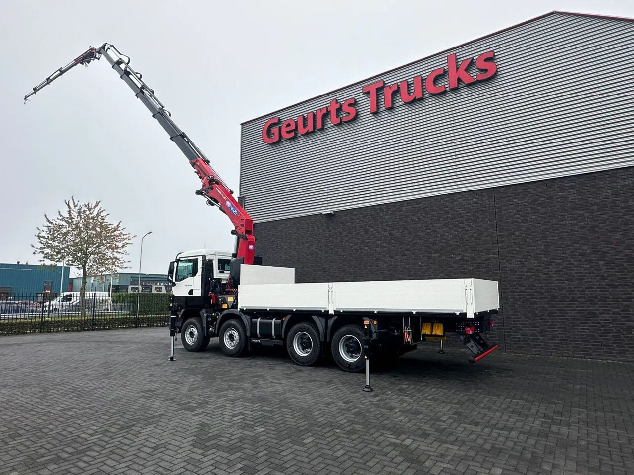 Camion grue neuf MAN TGS 35.470 8X4 HMF 4020-K6 + FJ 600 K4 KRAAN: photos 7