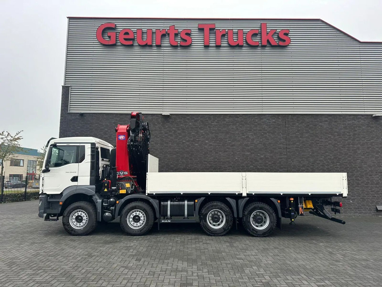 Camion grue neuf MAN TGS 35.470 8X4 HMF 4020-K6 + FJ 600 K4 KRAAN: photos 9