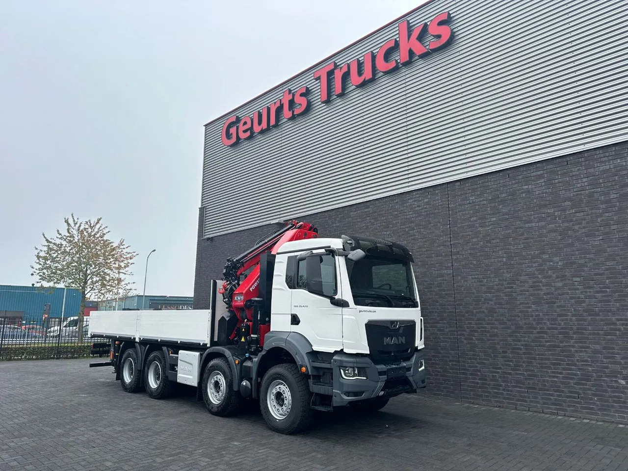 Camion grue neuf MAN TGS 35.470 8X4 HMF 4020-K6 + FJ 600 K4 KRAAN: photos 12