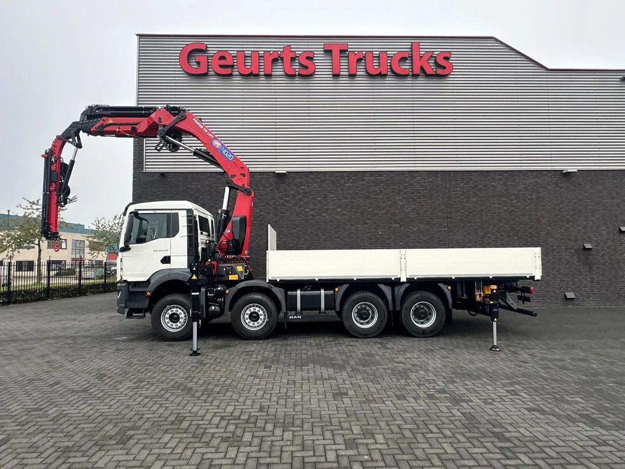 Camion grue neuf MAN TGS 35.470 8X4 HMF 4020-K6 + FJ 600 K4 KRAAN: photos 6