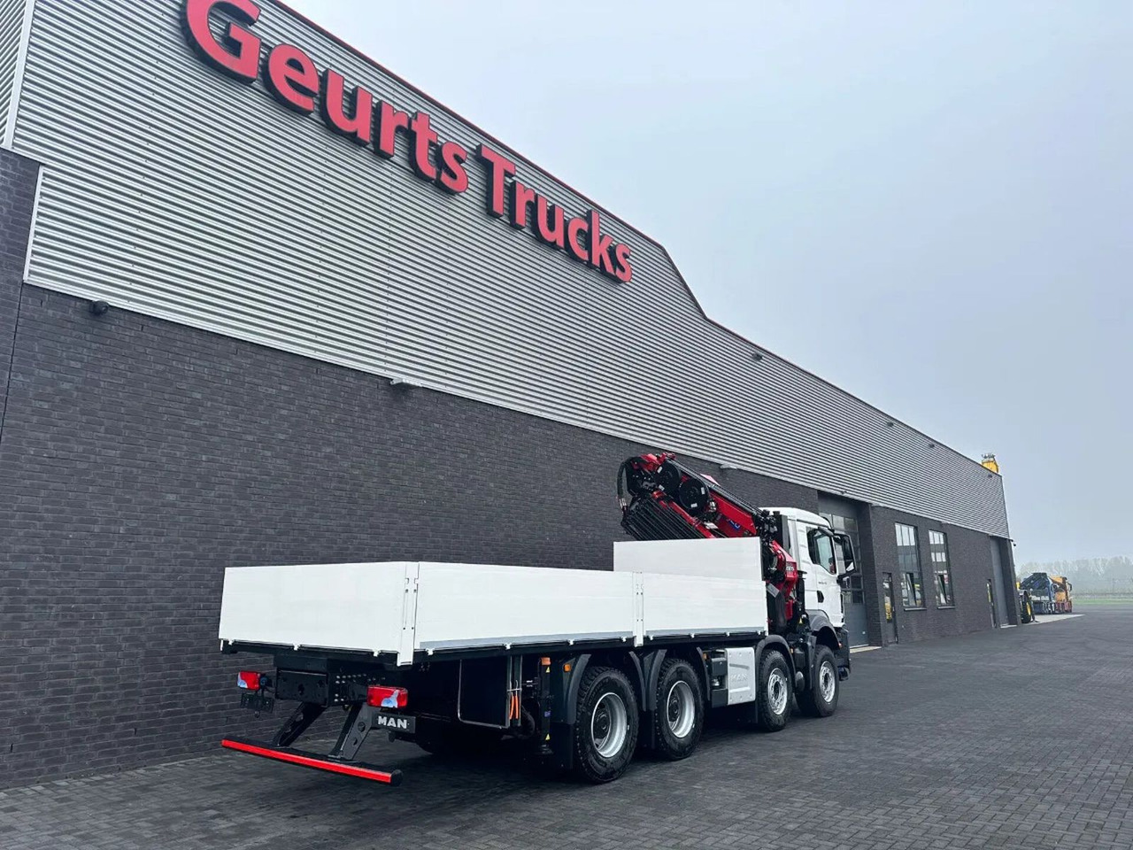 Camion grue neuf MAN TGS 35.470 8X4 HMF 4020-K6 + FJ 600 K4 KRAAN: photos 14