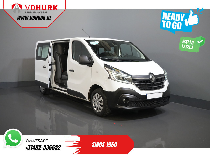 Fourgonnette, Utilitaire double cabine Renault Trafic 2.0 dCi 120 pk L2 DC Dubbel Cabine BPM VRIJ! Ready2Go LED/ 2x Schuifdeur/ Navi/ Carplay/ Climate/ Camera/ PDC/ Cruise/ Trekhaak/: photos 8