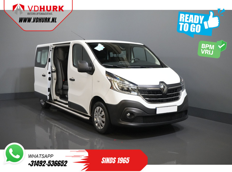 Fourgonnette, Utilitaire double cabine Renault Trafic 2.0 dCi 120 pk L2 DC Dubbel Cabine BPM VRIJ! Ready2Go LED/ 2x schuifdeur/ Sidebars/ Carplay/ Climate/ Camera/ PDC/ Cruise/ Trekh: photos 8