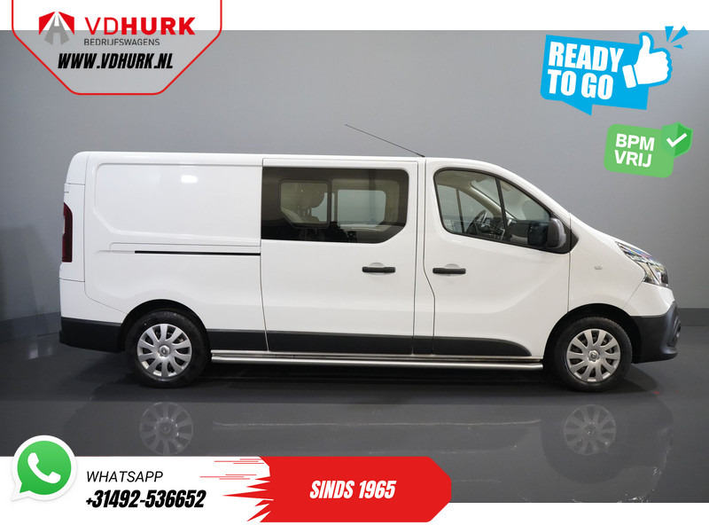 Fourgonnette, Utilitaire double cabine Renault Trafic 2.0 dCi 120 pk L2 DC Dubbel Cabine BPM VRIJ! Ready2Go LED/ 2x schuifdeur/ Sidebars/ Carplay/ Climate/ Camera/ PDC/ Cruise/ Trekh: photos 10