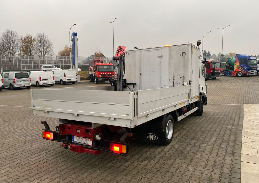 Camion plateau Iveco Eurocargo ML 80 E17 / DOKA / HDS  SKRZYNIA / BRYGADÓWKA / BDB STAN!: photos 9