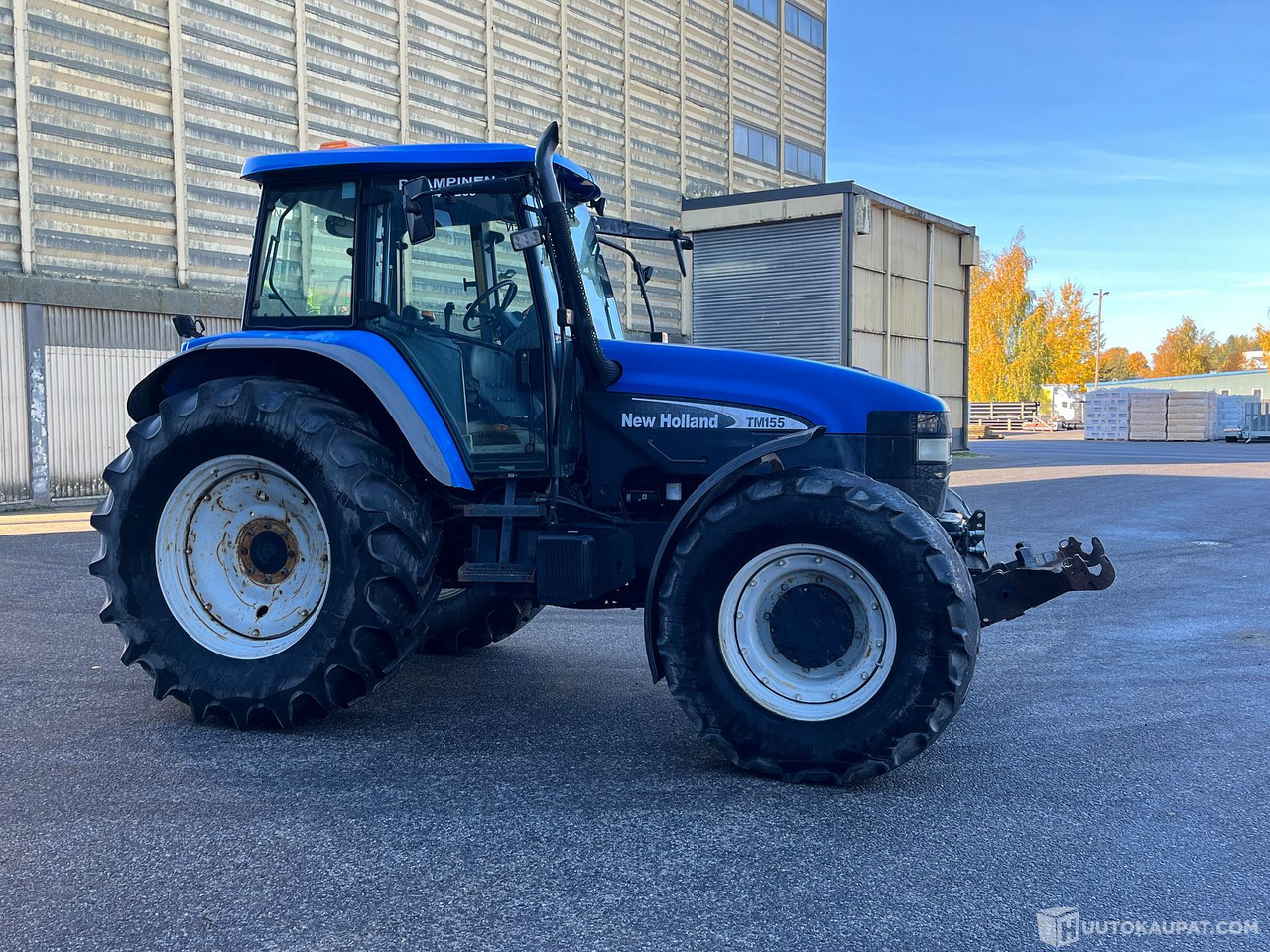 Machine agricole New Holland TM155, traktori etunostolaitteeella, 2004, INTEXW, Salo: photos 7