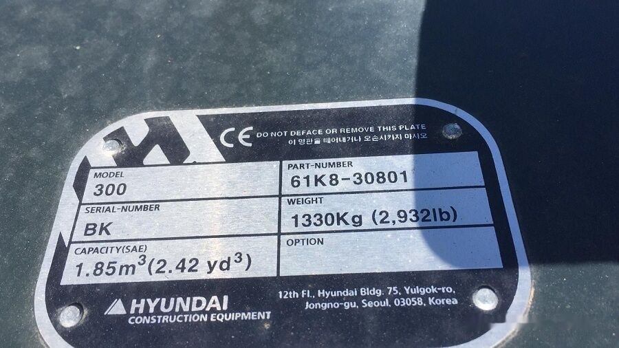 Pelle sur chenille Hyundai HX 300AL: photos 12