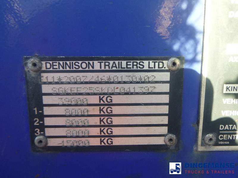 Camion porte-conteneur/ Caisse mobile Dennison 3-axle container trailer 20-30-40-45 ft: photos 13