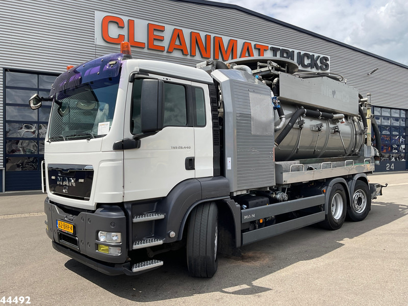 MAN TGS 28.440 FFG Flensburger 12,5m³ Saug/Spul combi Waterrecycling en crédit-bail MAN TGS 28.440 FFG Flensburger 12,5m³ Saug/Spul combi Waterrecycling: photos 8