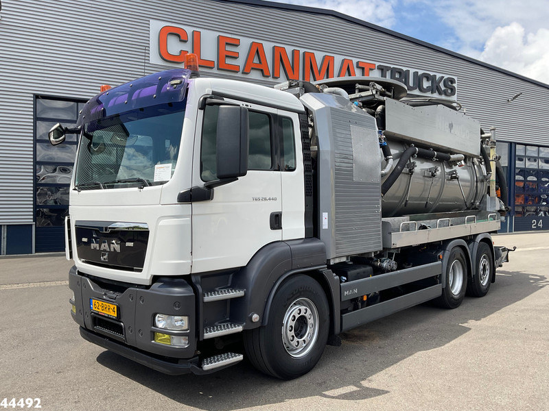 MAN TGS 28.440 FFG Flensburger 12,5m³ Saug/Spul combi Waterrecycling en crédit-bail MAN TGS 28.440 FFG Flensburger 12,5m³ Saug/Spul combi Waterrecycling: photos 9