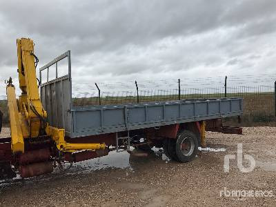 Camion plateau, Camion grue IVECO 95-14 L Effer on 4x2: photos 12