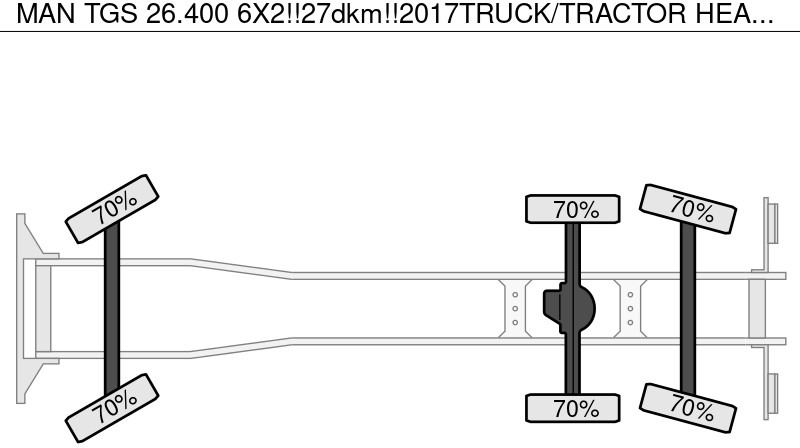 Camion grue MAN TGS 26.400 6X2!!27dkm!!2017TRUCK/TRACTOR HEAD/FASSI 60TM/FLY-JIB! WINCH/LIER!ROOF/DACH!!MANUTENTION!!: photos 20