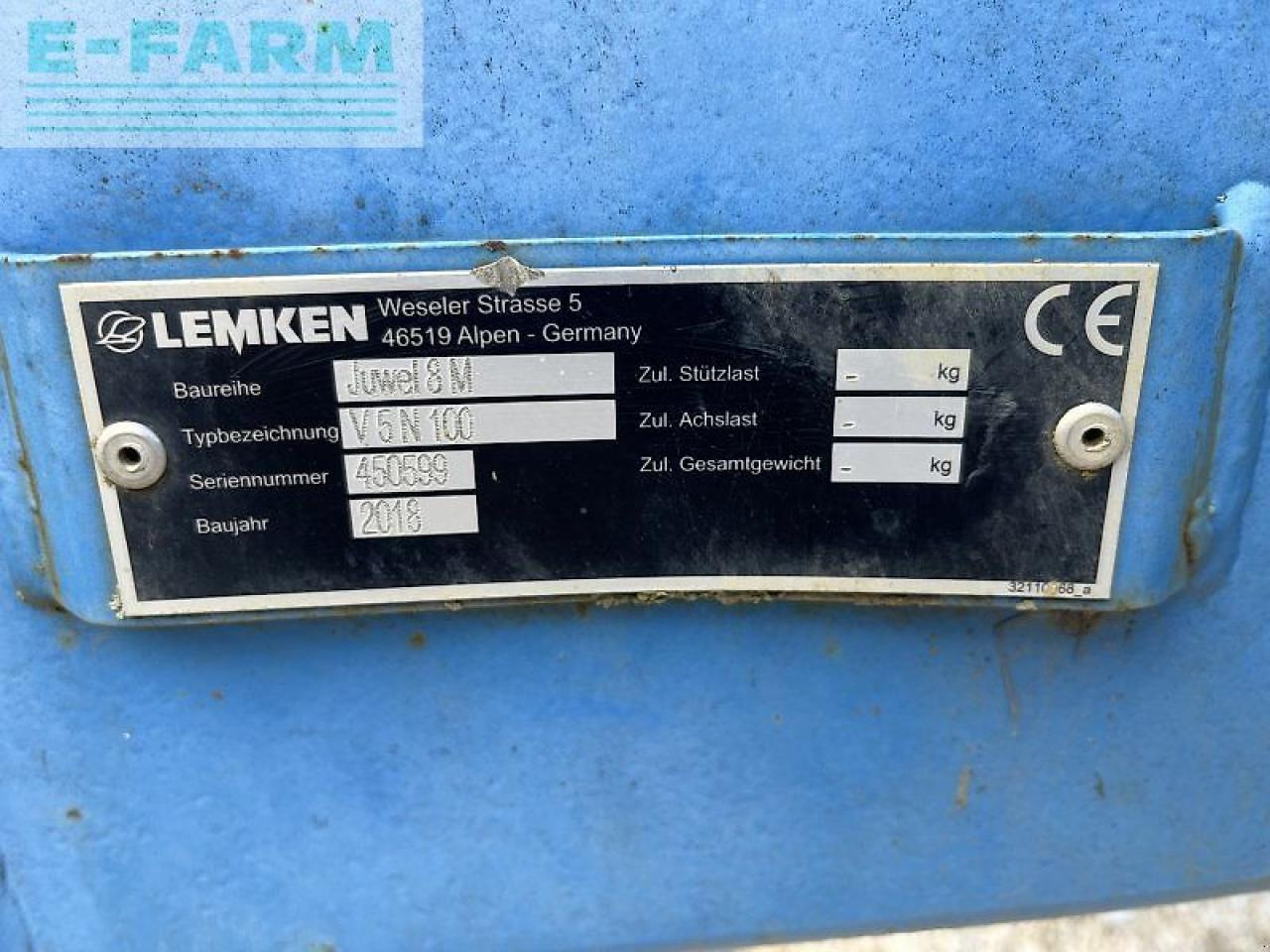 Charrue Lemken juwel 8 m v5n 100 preis reduziert !!!: photos 9